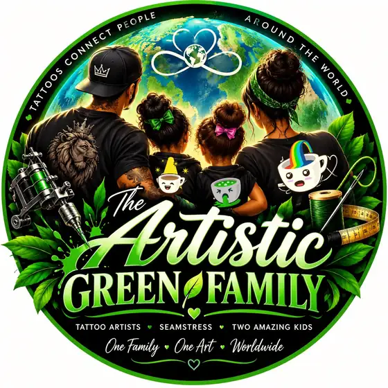 The Artistic Green Family — artwork 1